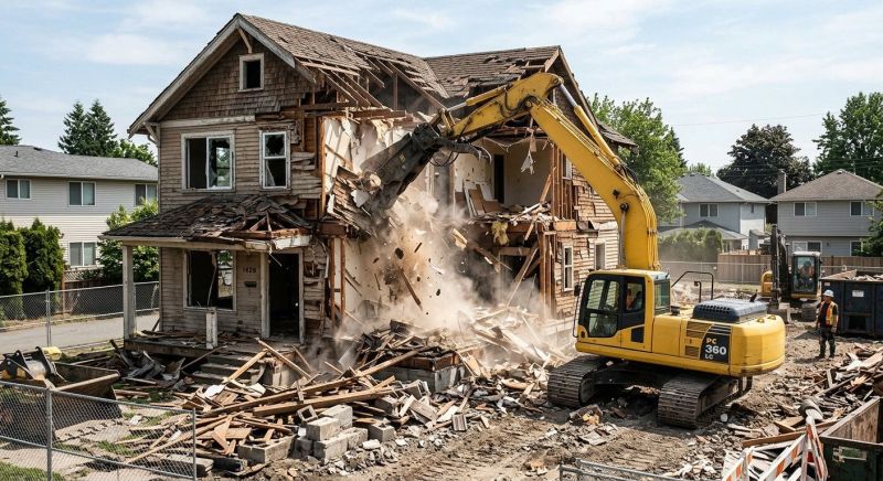 House Demolition Service in Roseville, CA